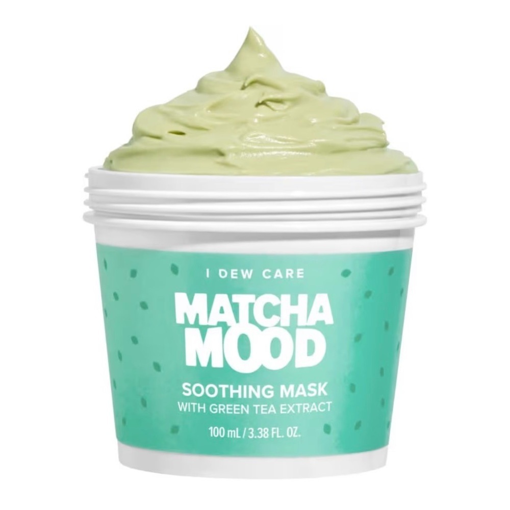 I Dew Care Matcha Mood Face Mask Green Tea Soothing Hydrating Korean KBeauty - Picture 2 of 7